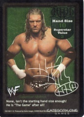 Triple H Superstar Card